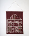 Hand Embroidered Greenhouse Advent Calendar
