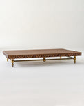 Beckett Carved Wood Riser