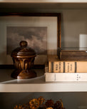 Carved Wood Finial Canister