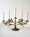 Gracie Candelabra, Antique Brass