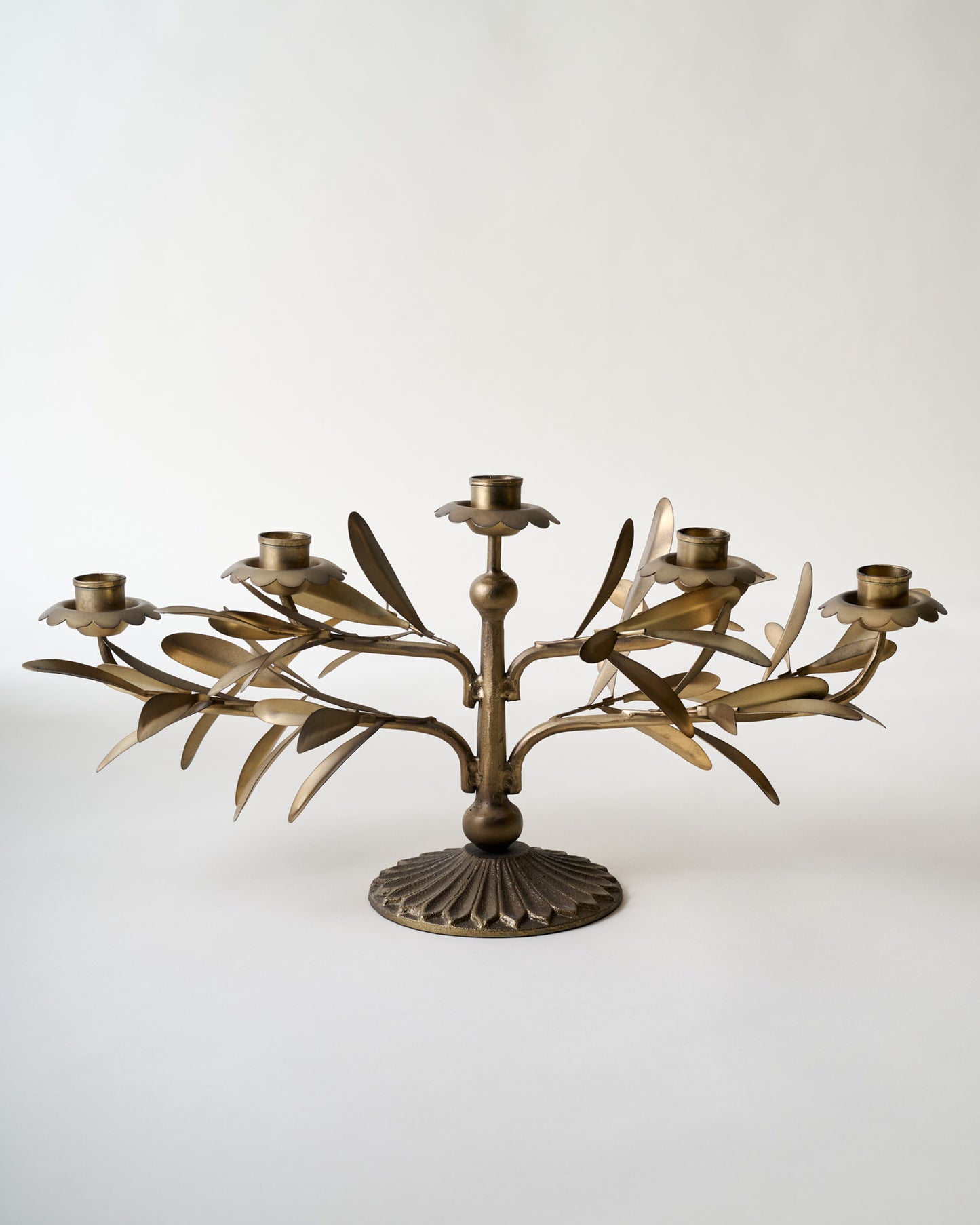 Gracie Candelabra, Antique Brass