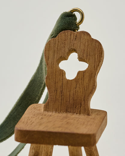 Hand-Carved Swedish Chair Ornament