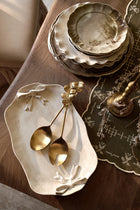 Rustic Bow White Serving Platter