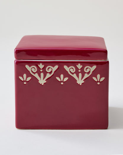 Heirloom Noel Ceramic Canister