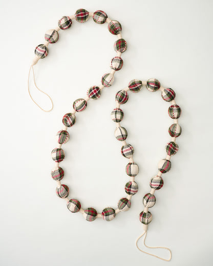 Classic Christmas Plaid Garland