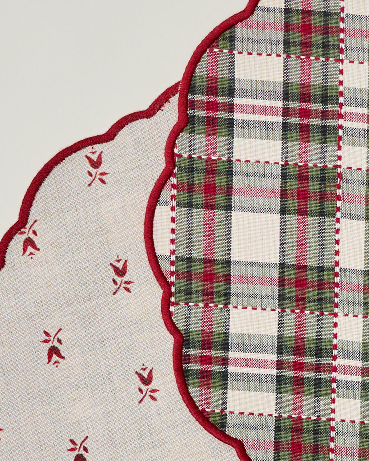 Classic Christmas Reversible Placemat Set of Four