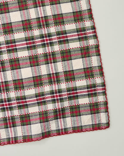 Classic Christmas Plaid Napkin Set of Four