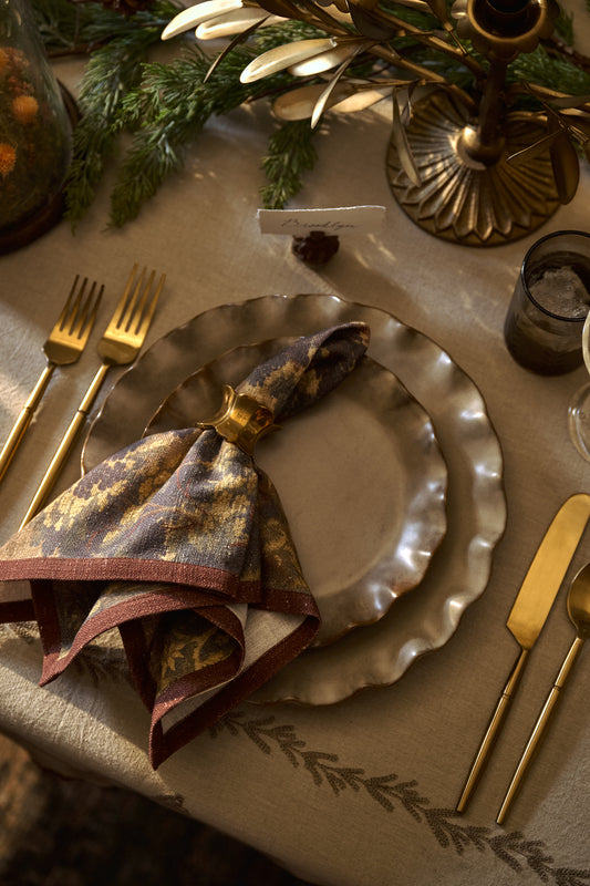 Evergrove Napkin Set of Four at a place setting