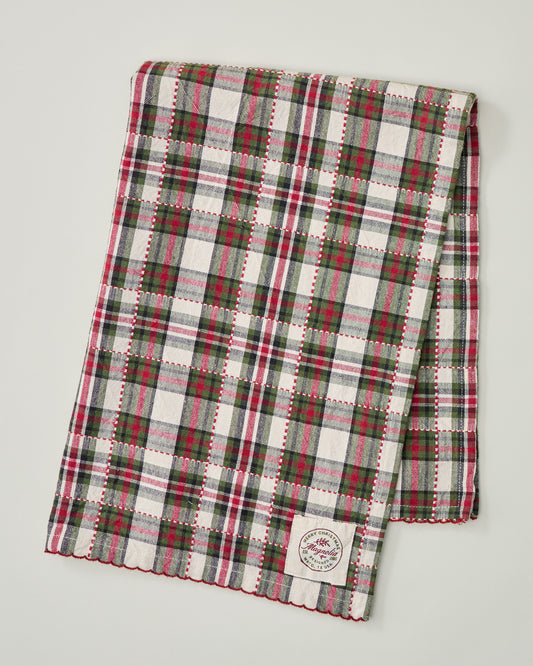 Magnolia Classic Christmas Plaid Tea Towel