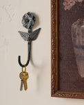 Forged Iron Floral Hook I
