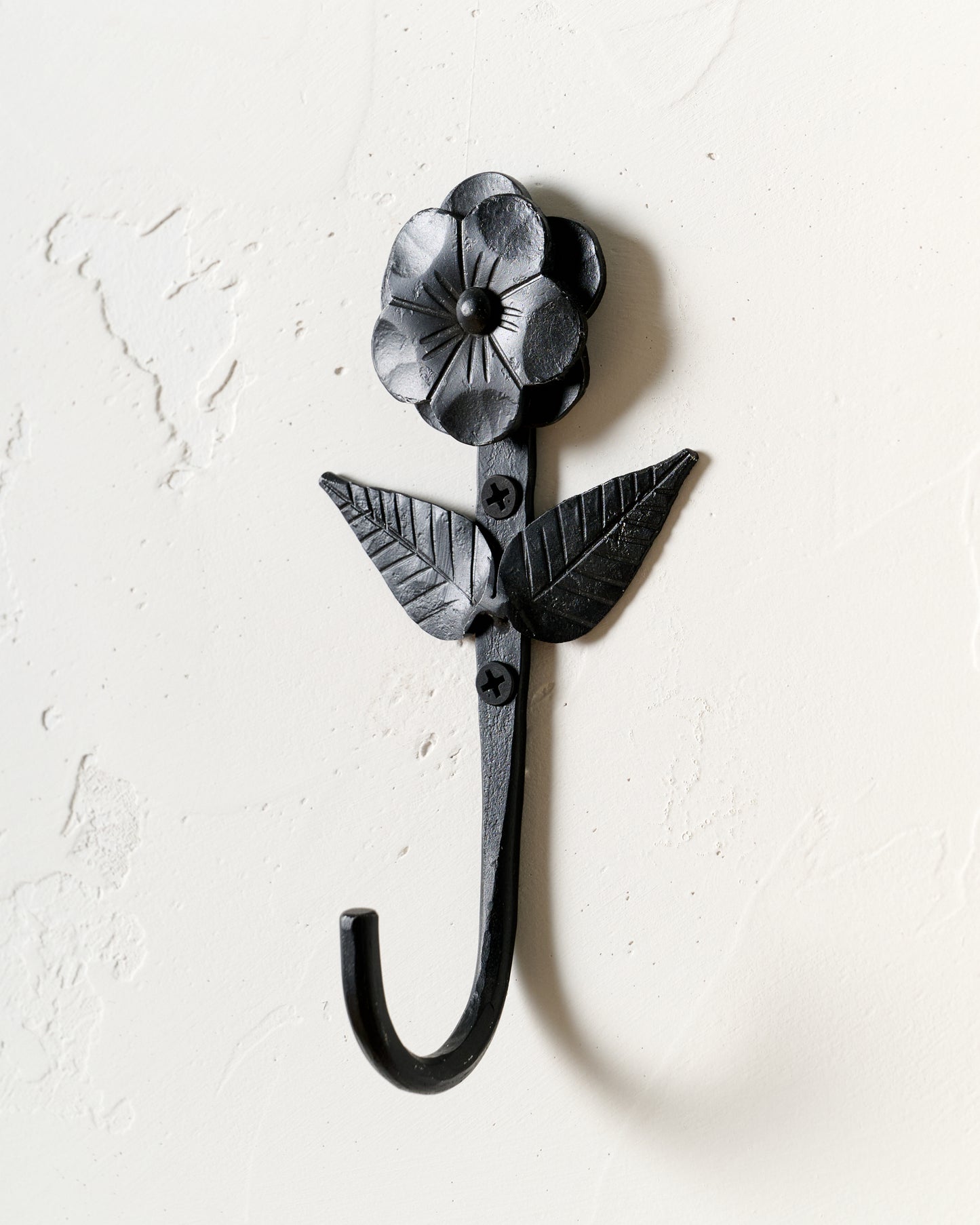 Forged Iron Floral Hook I