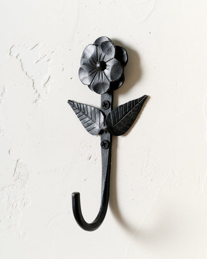 Forged Iron Floral Hook I
