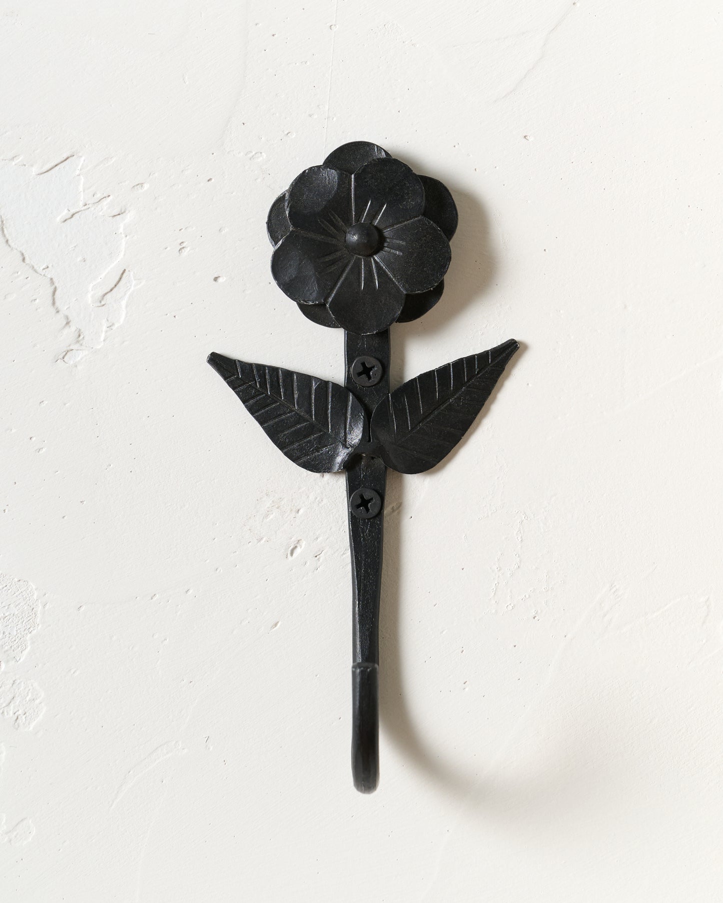 Forged Iron Floral Hook I