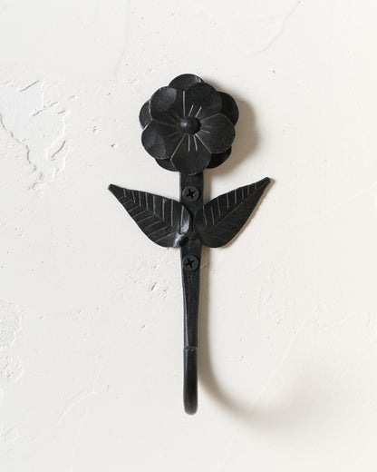 Forged Iron Floral Hook I