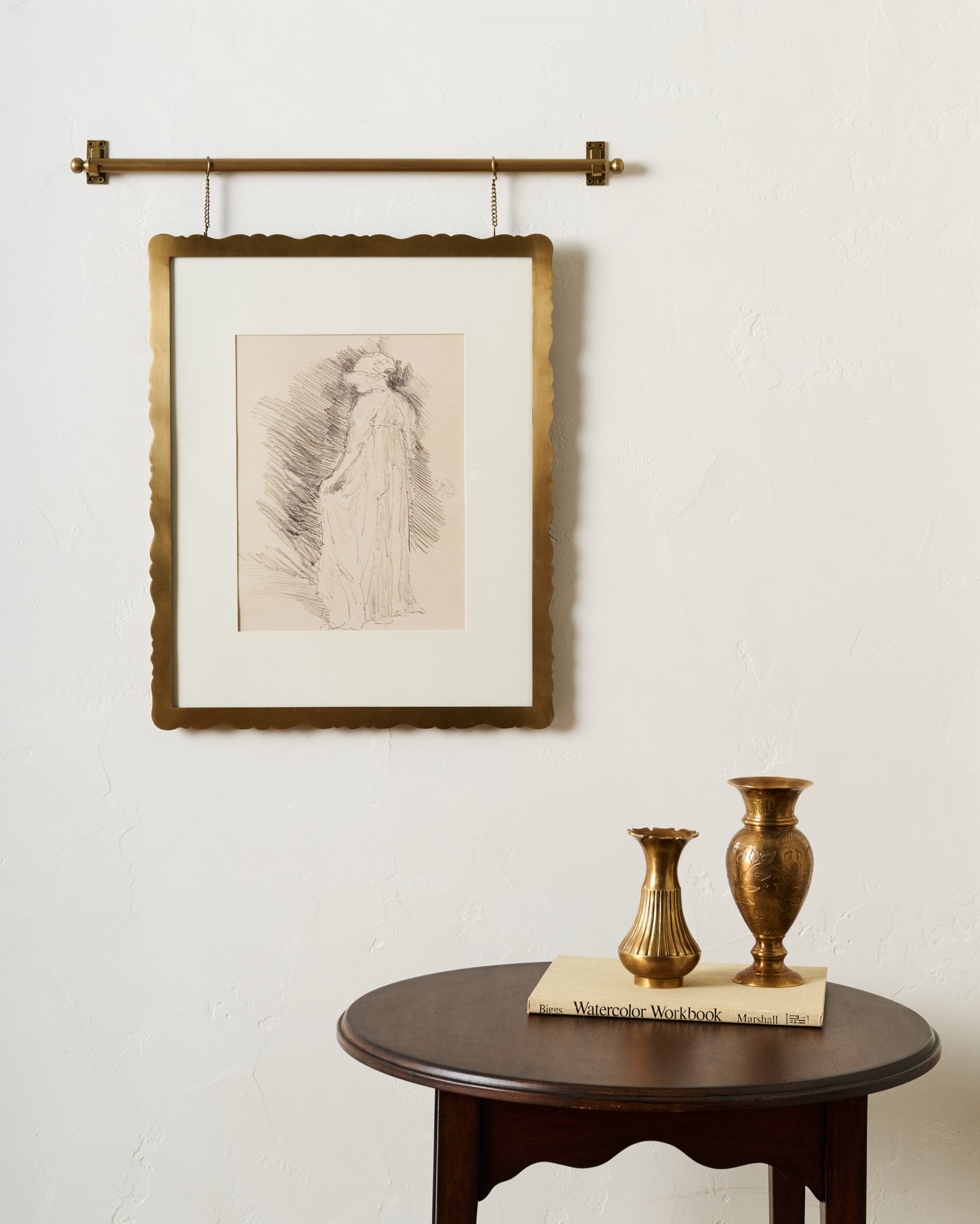 Colleen Brass Scallop Picture Frame