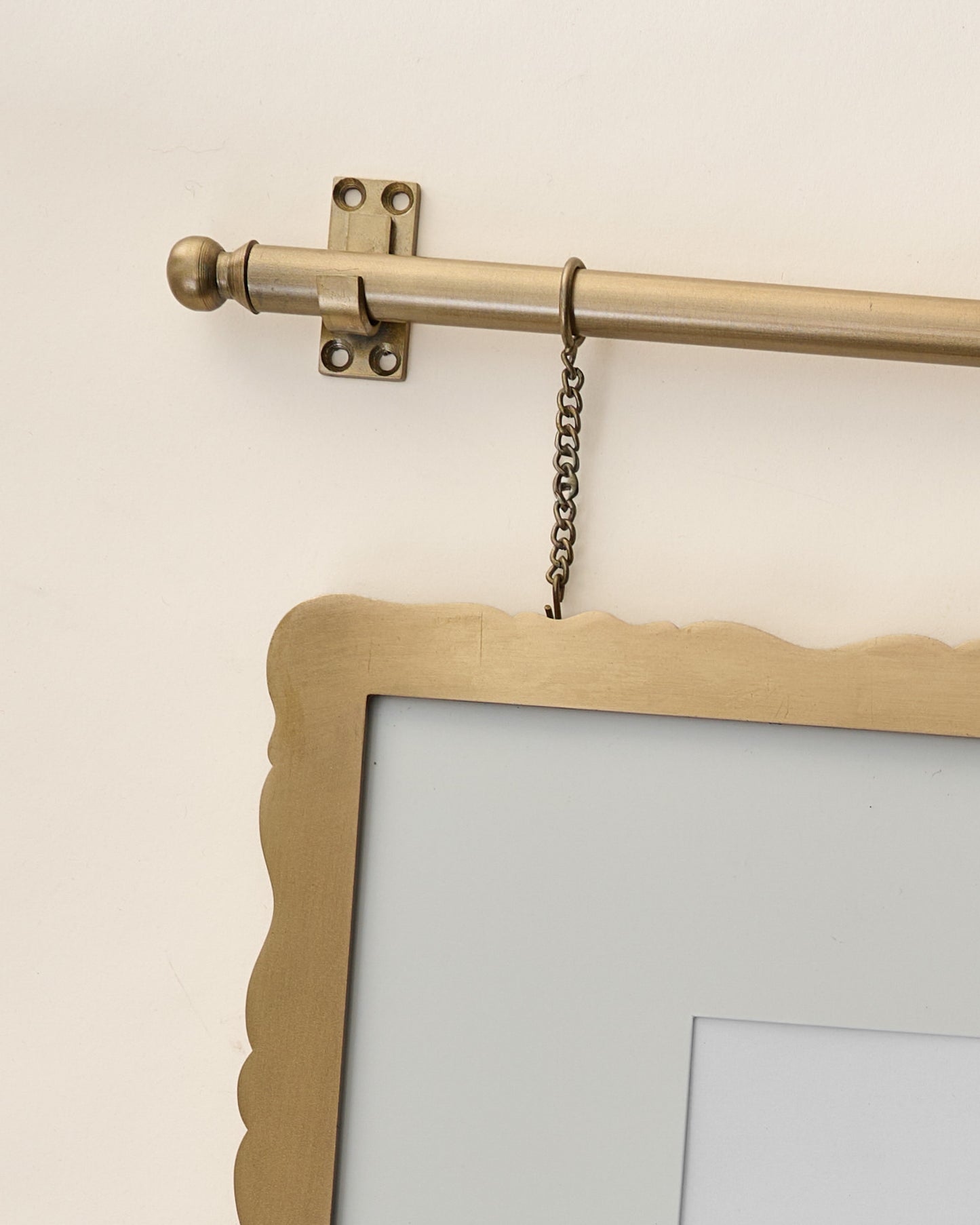 Colleen Brass Scallop Picture Frame