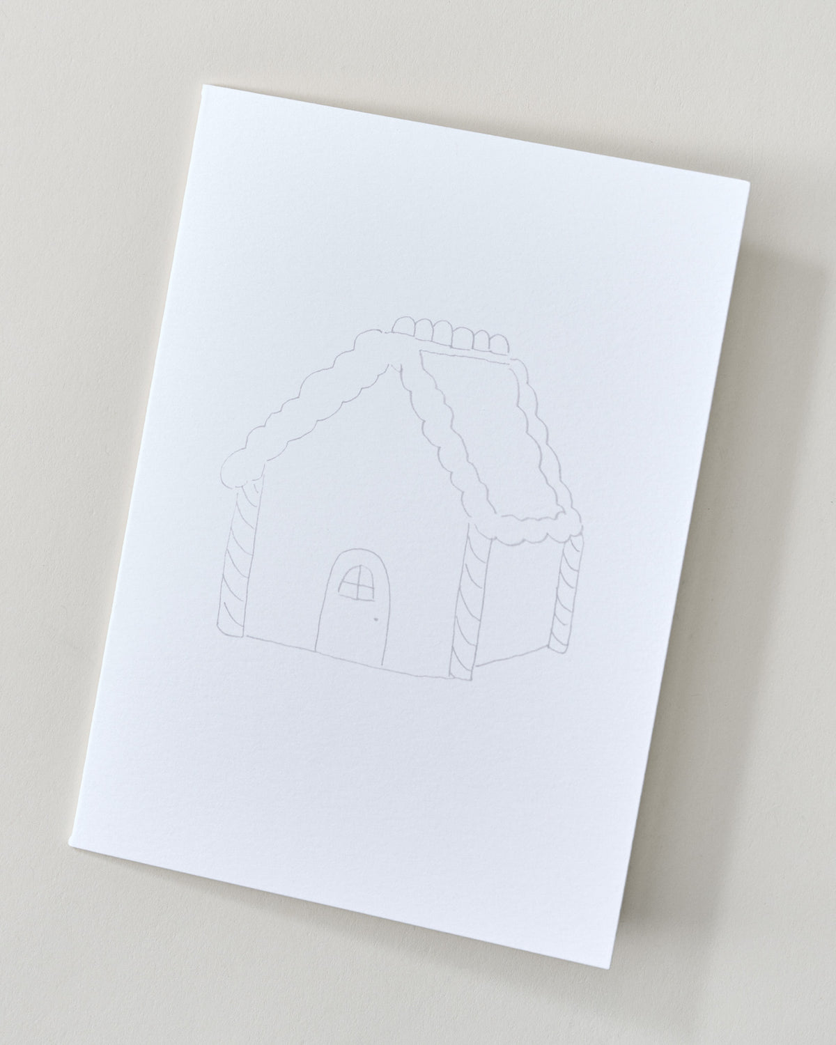 Gingerbread Paintable Watercolor Notecard Set