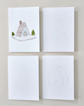 Gingerbread Paintable Watercolor Notecard Set