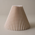 Tan Gingham Lamp Shade
