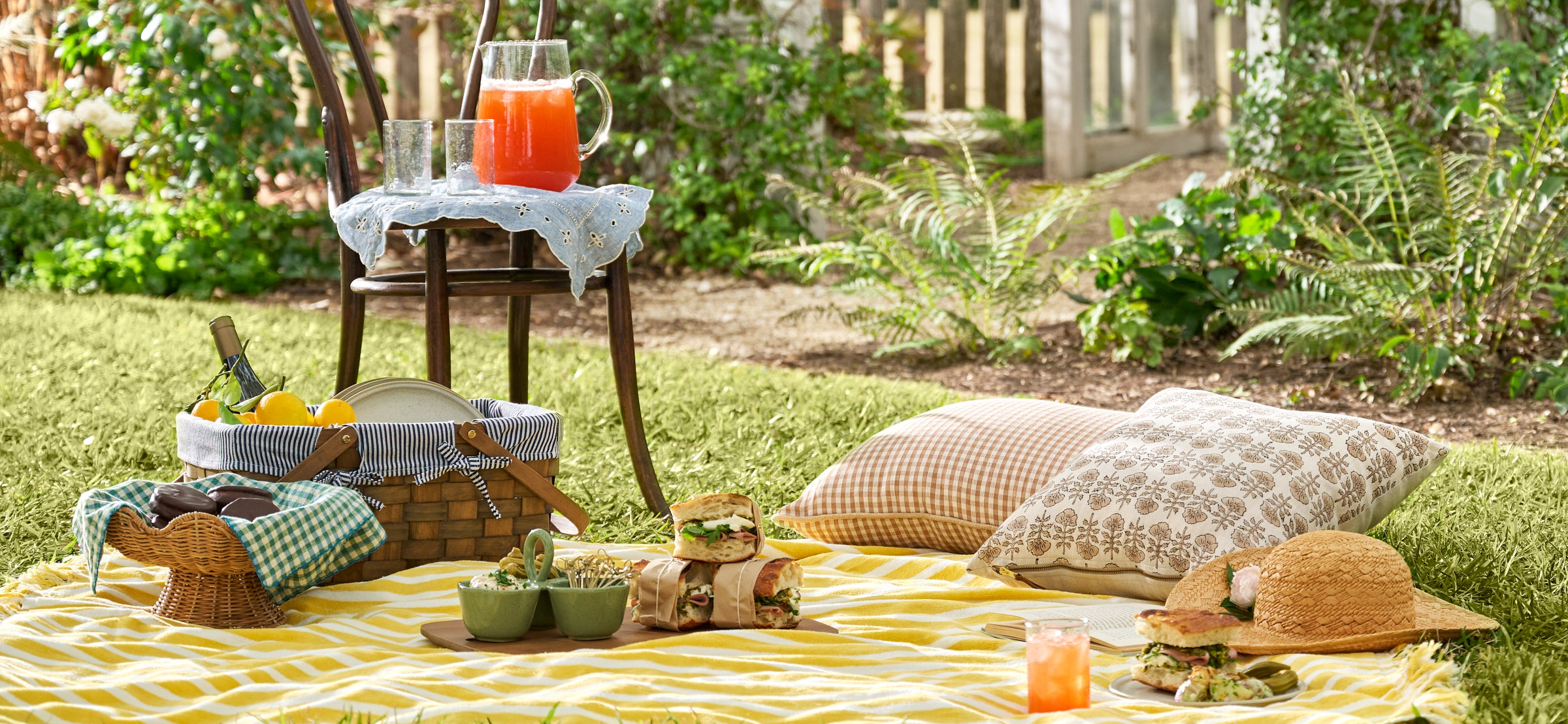 Introducing: The Summer Picnic Collection.  Shop Now.