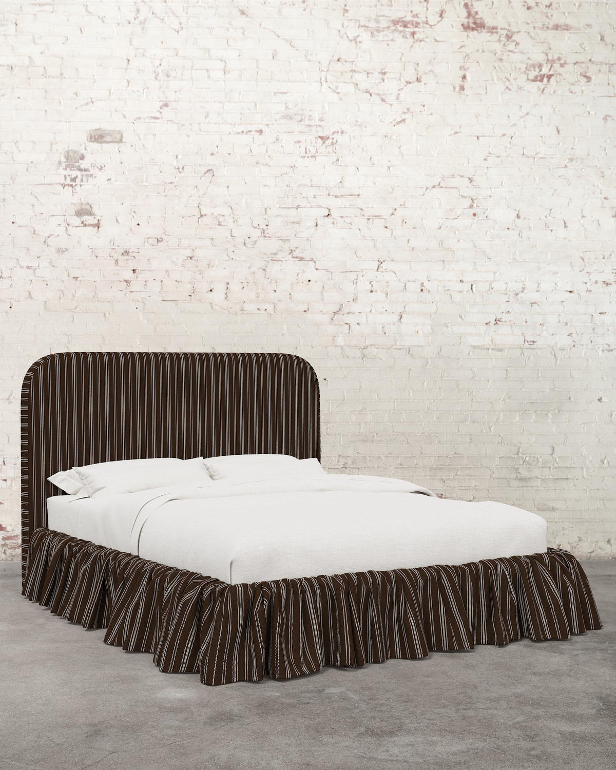 Poppy Ruffle Specialty Upholstered Bed
