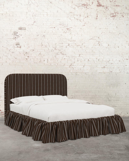 Poppy Ruffle Specialty Upholstered Bed