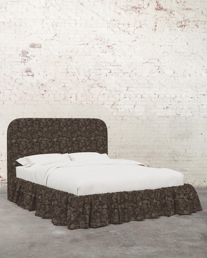 Poppy Ruffle Specialty Upholstered Bed