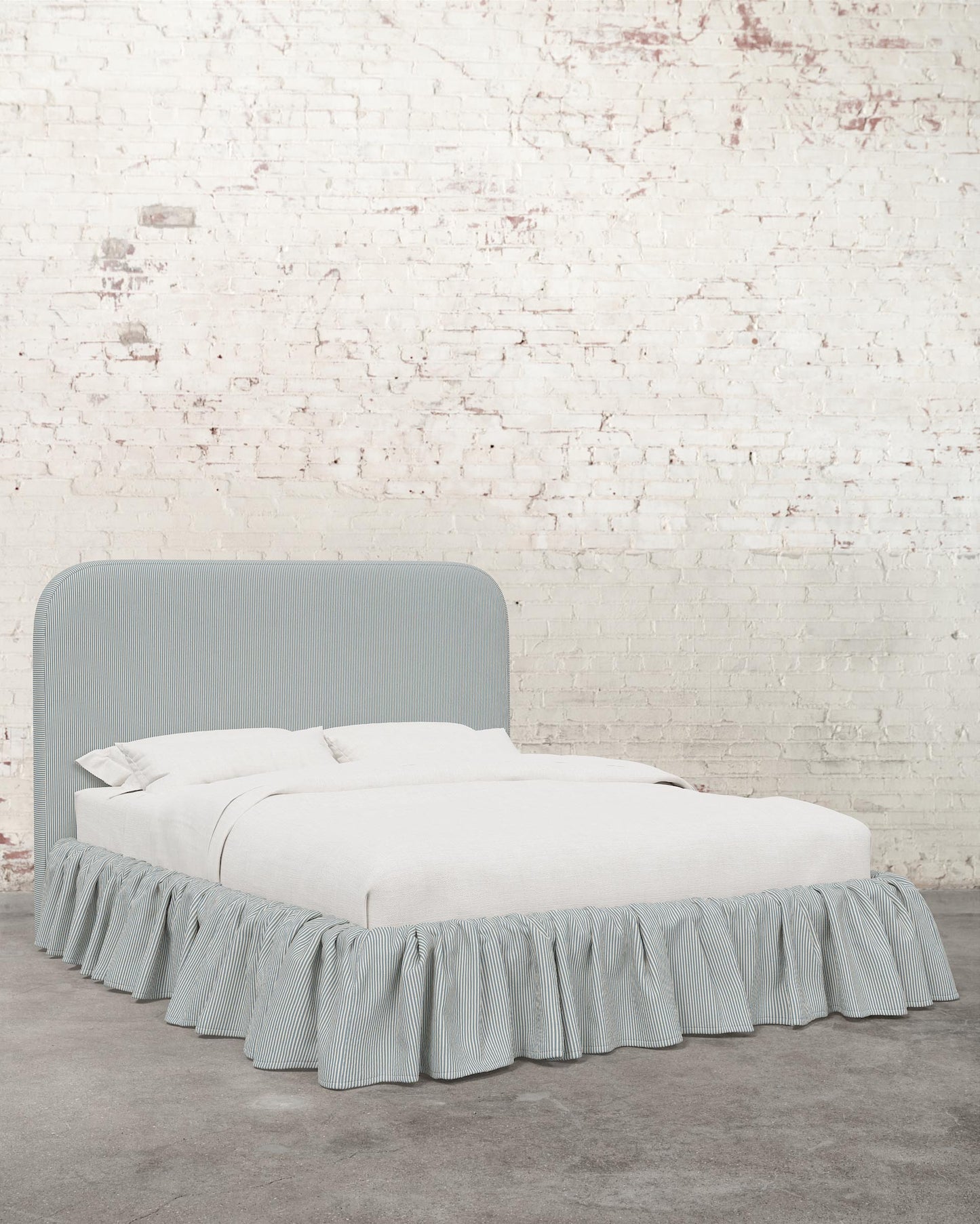 Poppy Ruffle Specialty Upholstered Bed