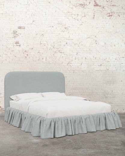 Poppy Ruffle Specialty Upholstered Bed