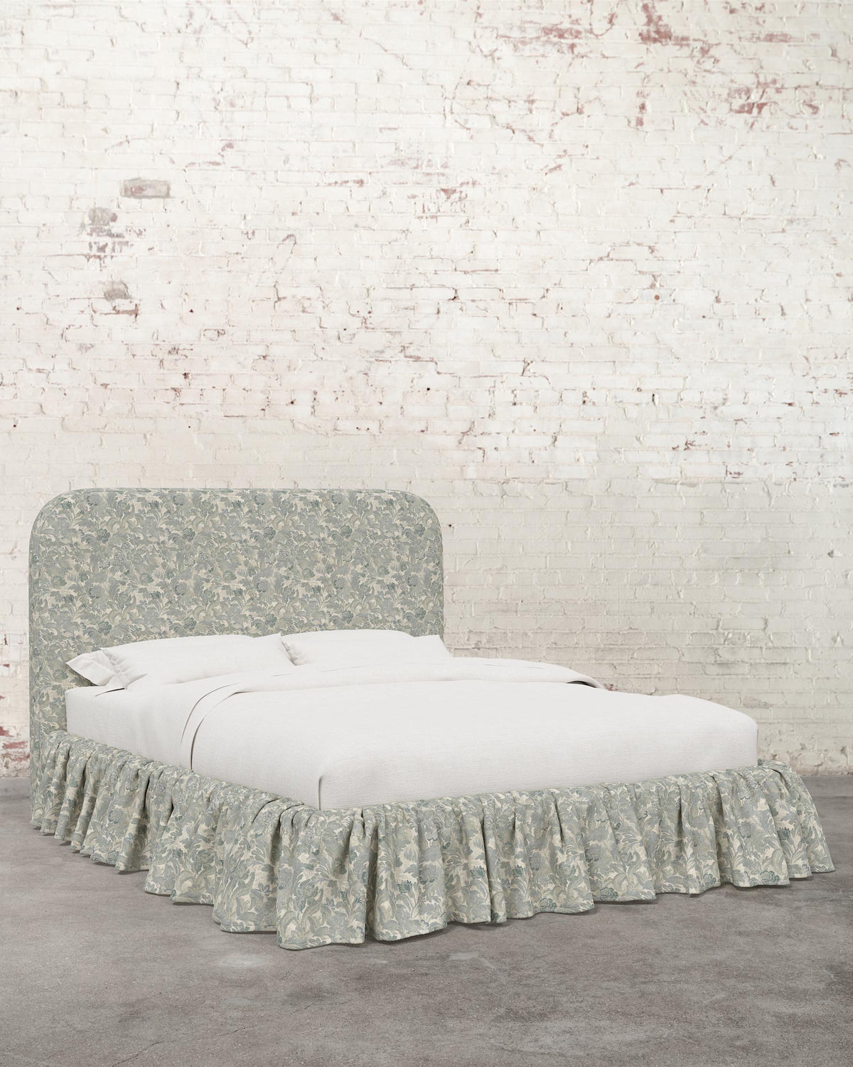 Poppy Ruffle Specialty Upholstered Bed