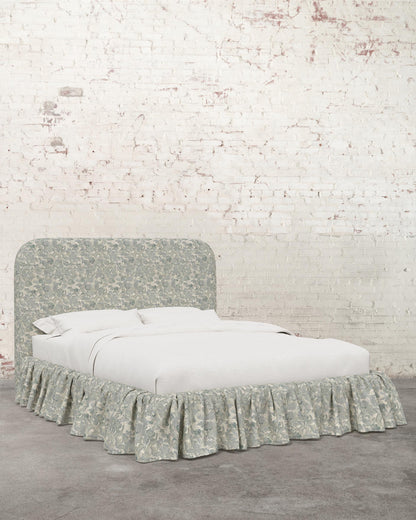 Poppy Ruffle Specialty Upholstered Bed