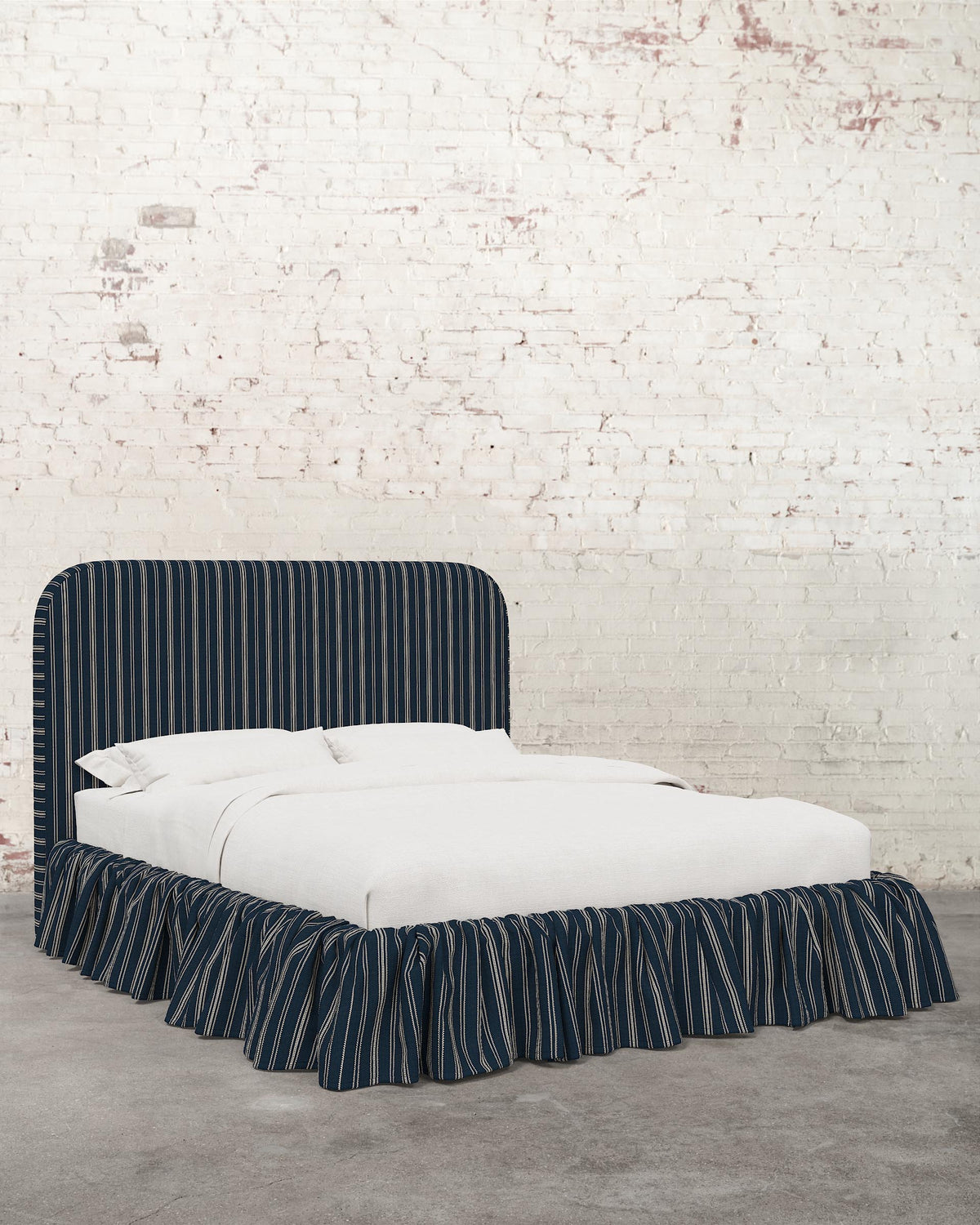 Poppy Ruffle Specialty Upholstered Bed