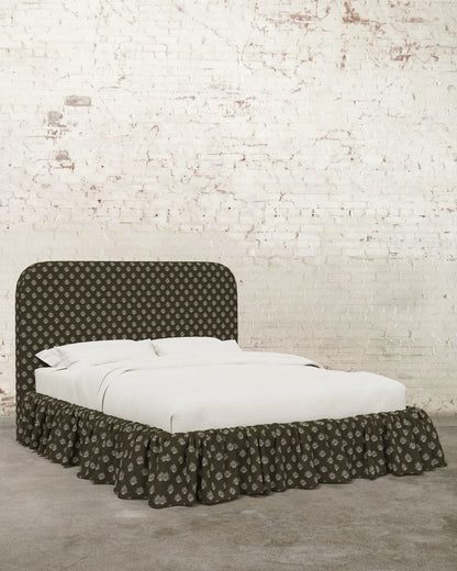 Poppy Ruffle Specialty Upholstered Bed
