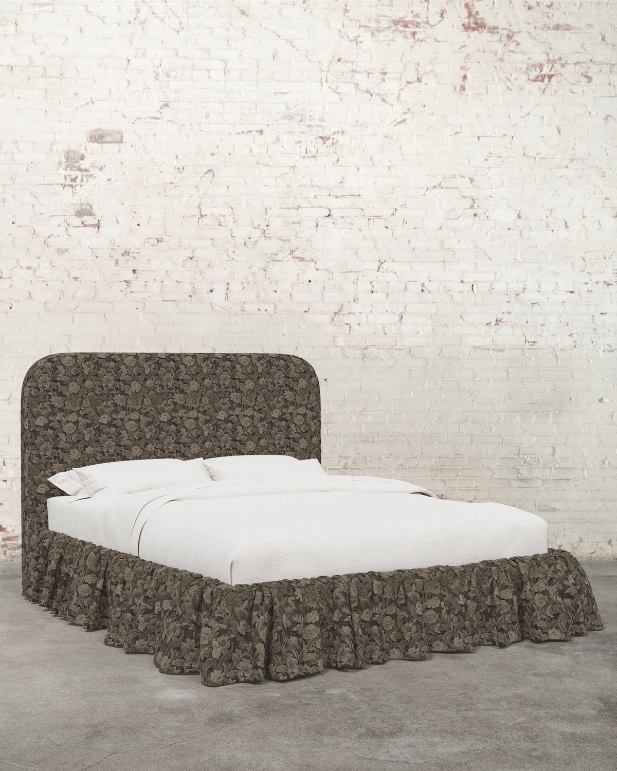Poppy Ruffle Specialty Upholstered Bed