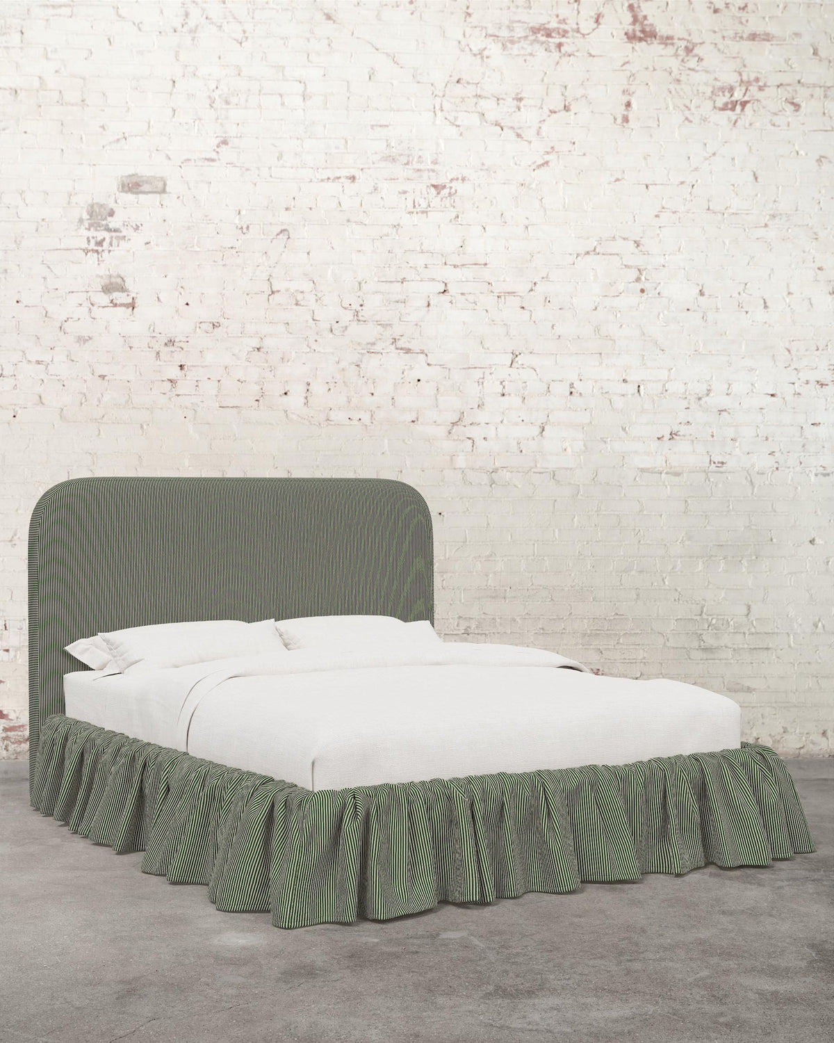 Poppy Ruffle Specialty Upholstered Bed