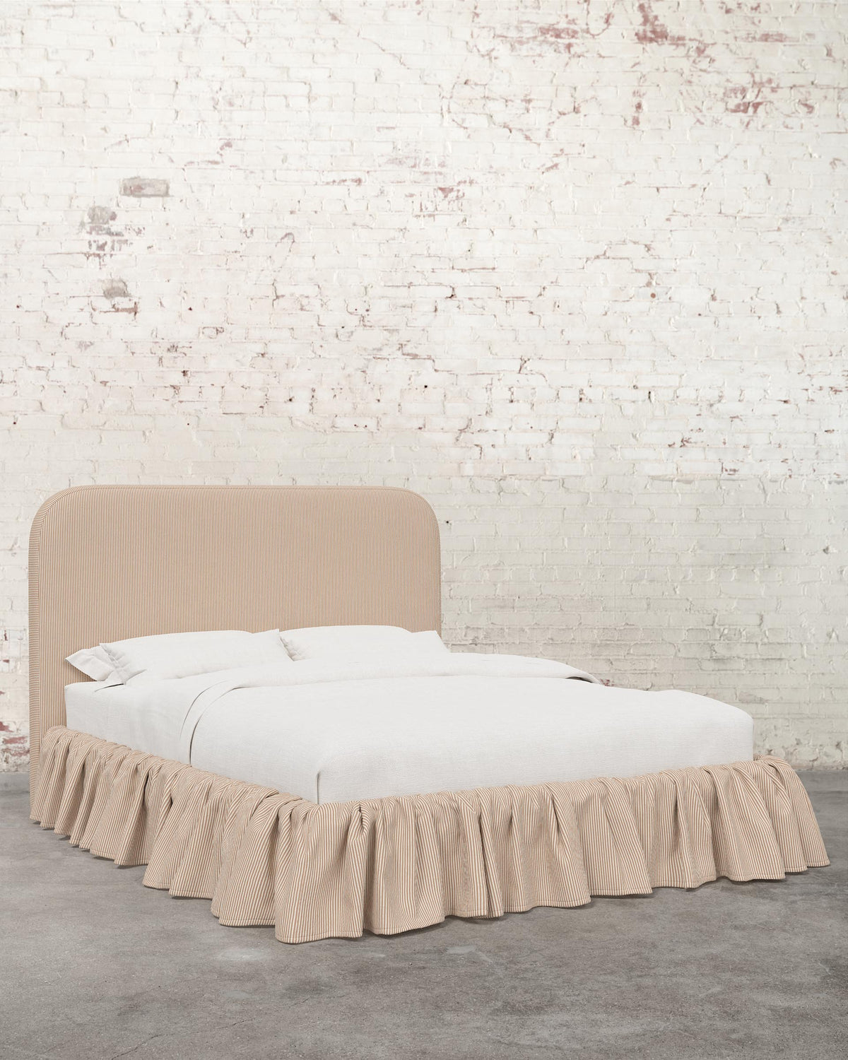 Poppy Ruffle Specialty Upholstered Bed