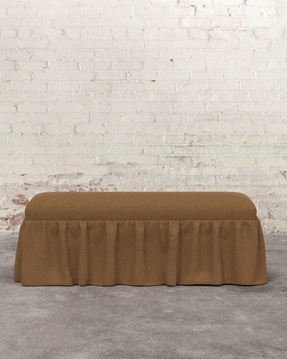 Poppy Ruffle Bench