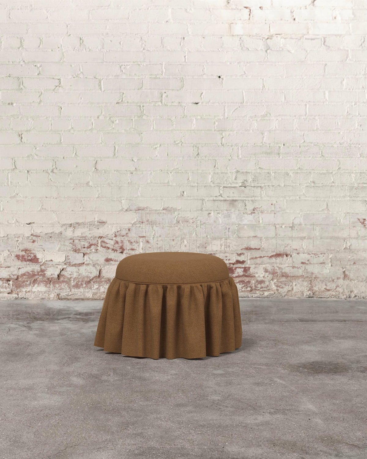 Poppy Ruffle Ottoman