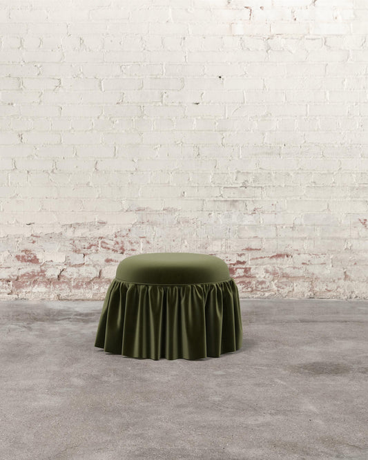Poppy Ruffle Ottoman