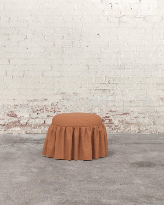 Poppy Ruffle Ottoman