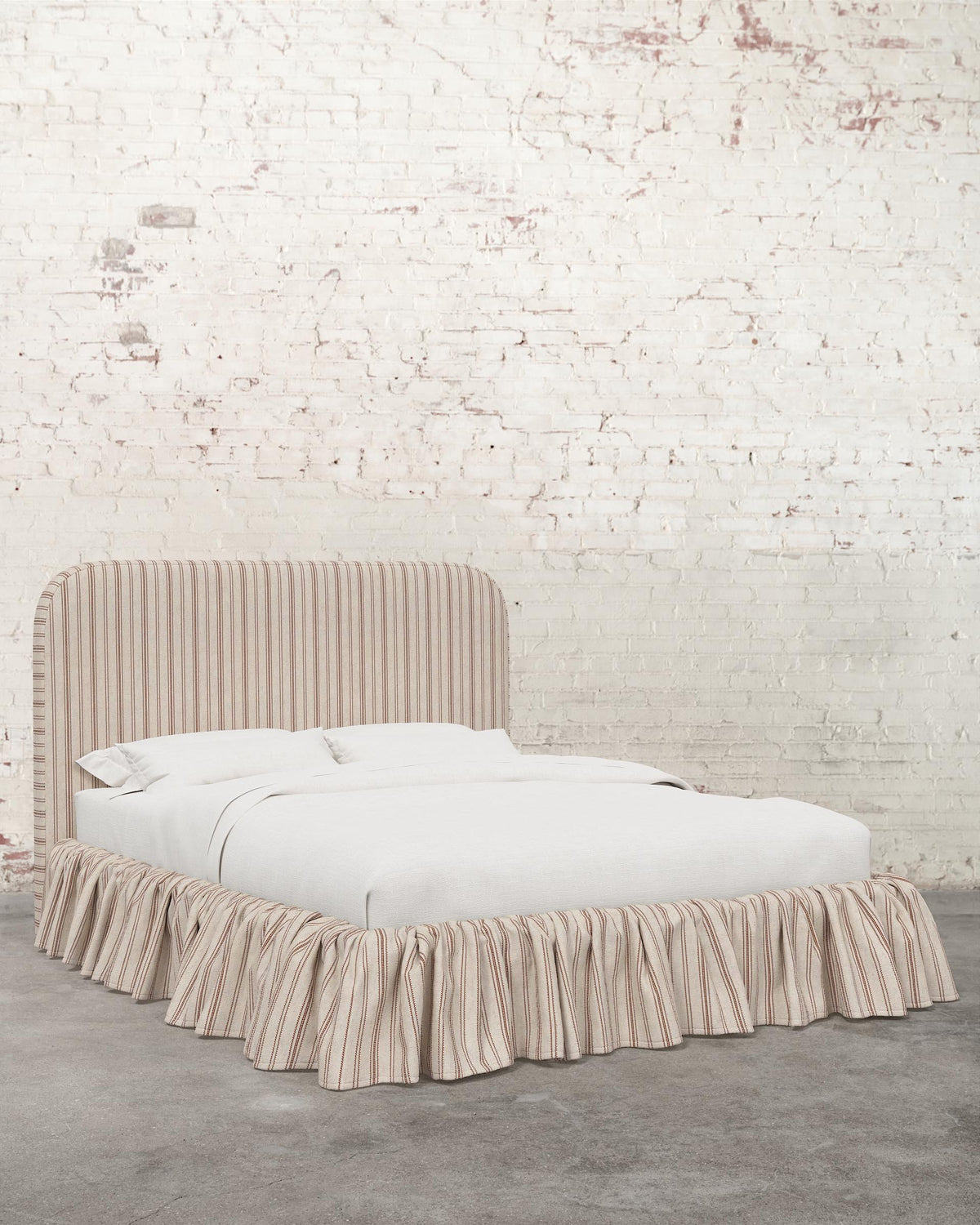 Poppy Ruffle Specialty Upholstered Bed
