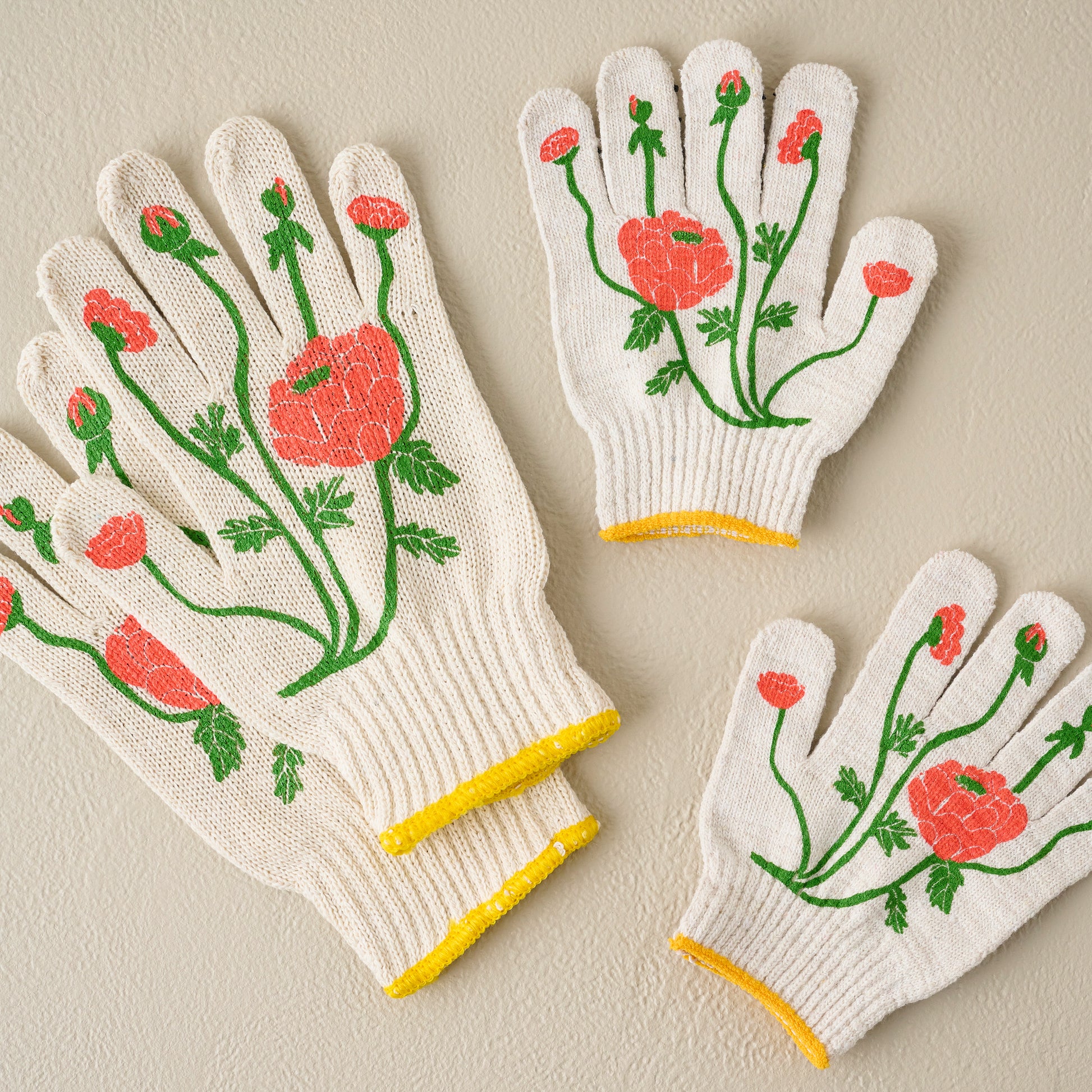 monogrammed gardening gloves Ranunculus Adult Garden Gloves