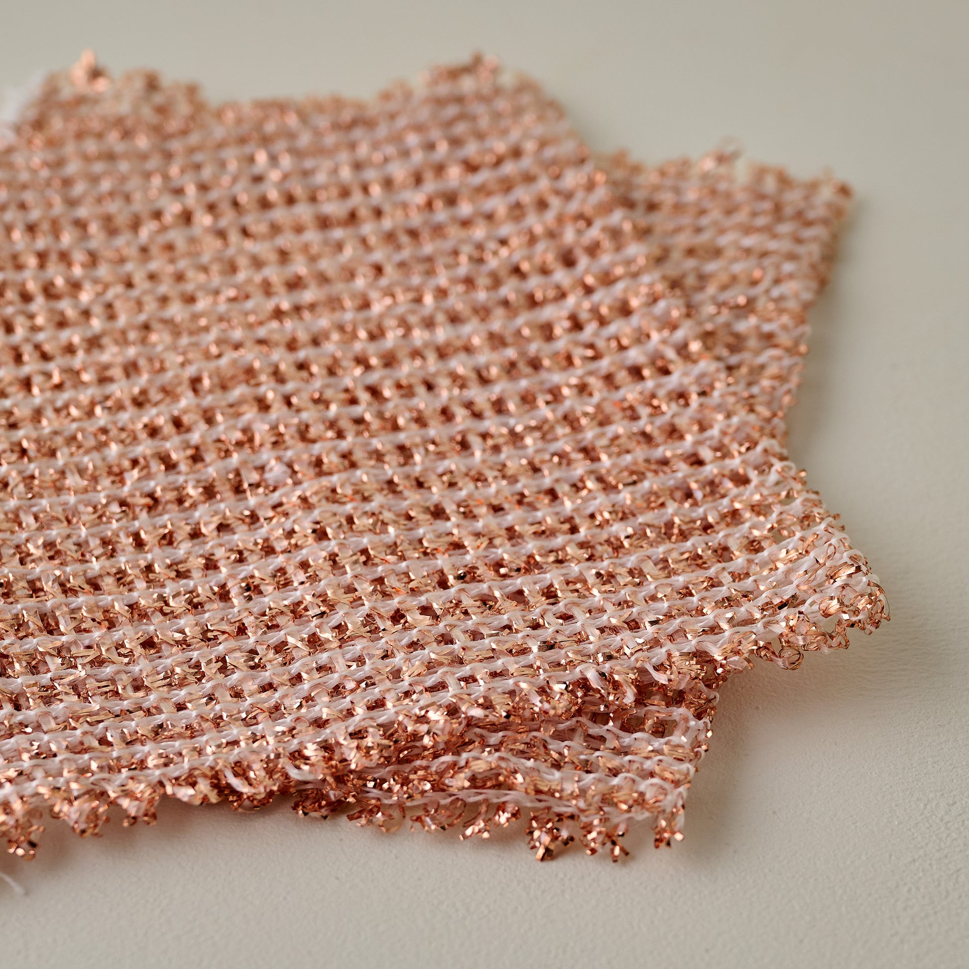 Copper Cleaning Pad up close