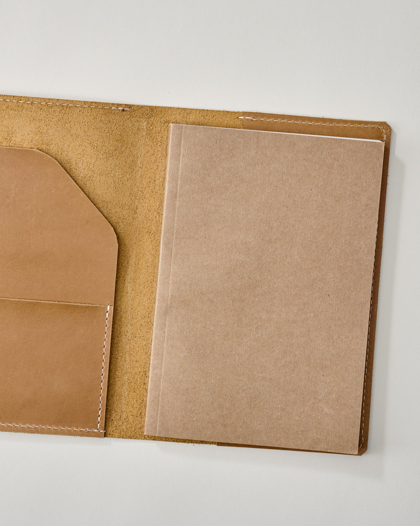 Refillable Notebook Tan