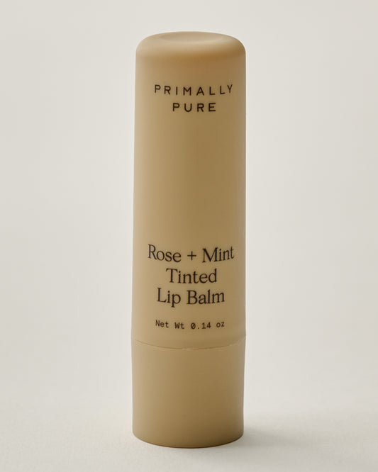 Primally Pure Rose + Mint Tinted Lip Balm