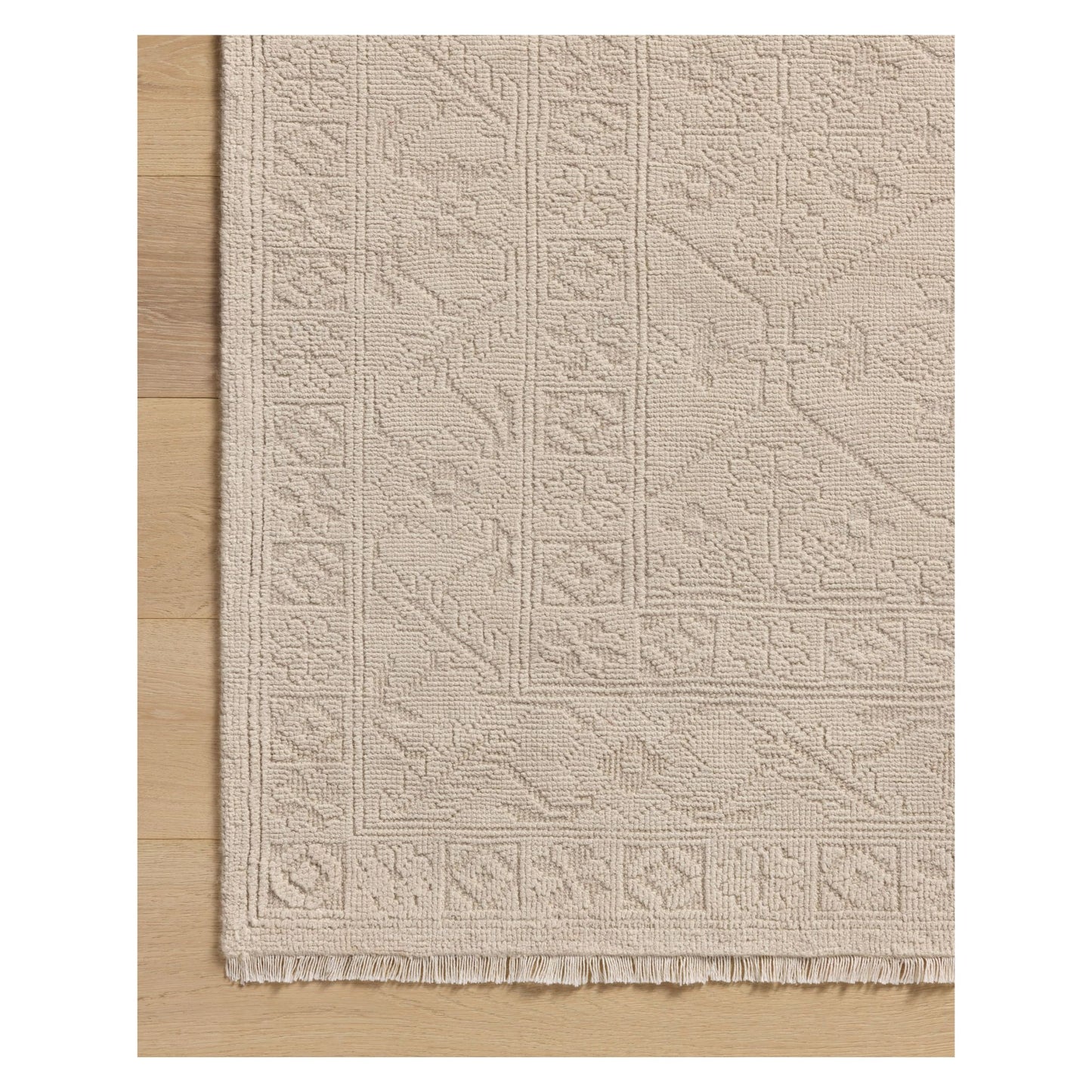 Ruth Ivory Ivory Rug corner