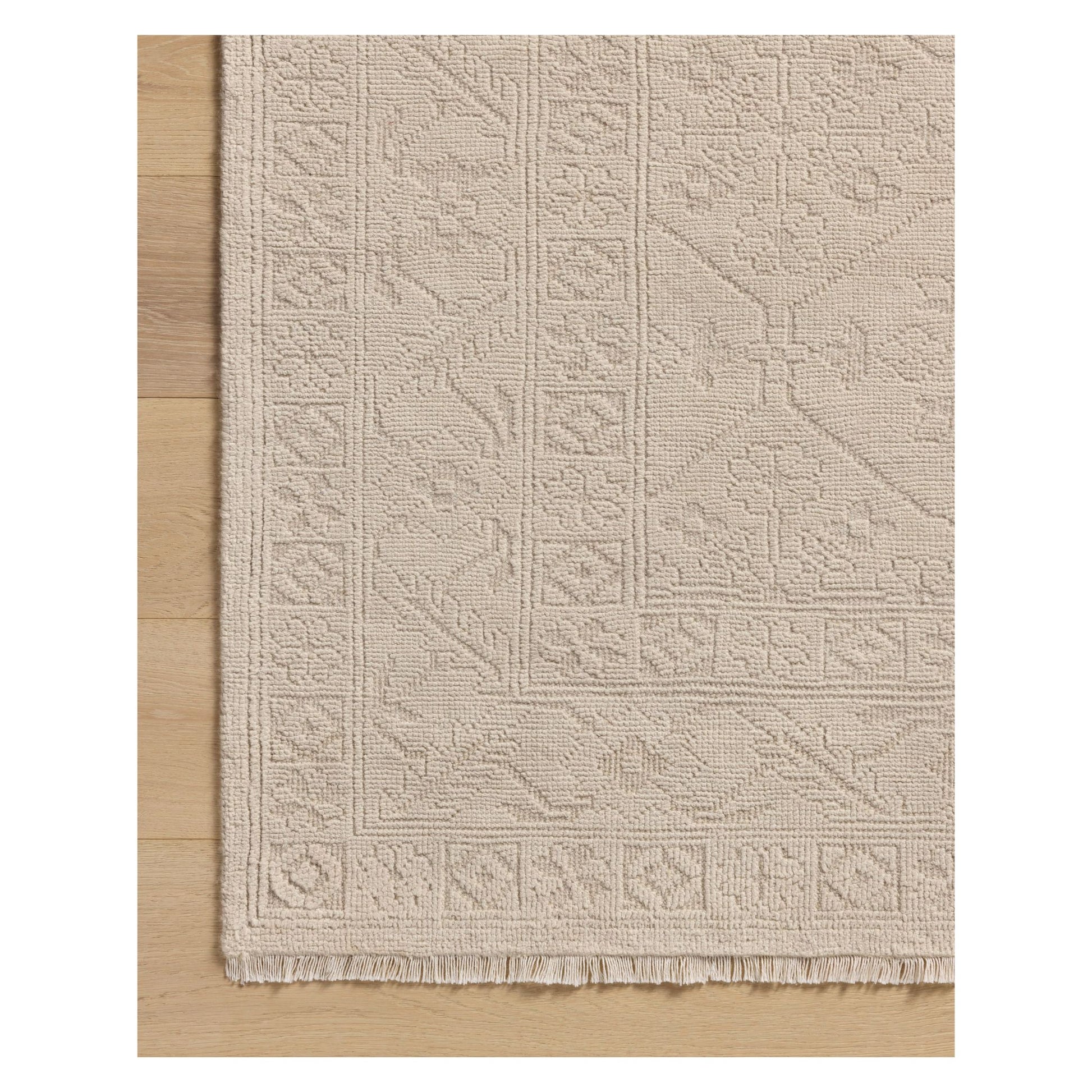 Ruth Ivory Ivory Rug corner