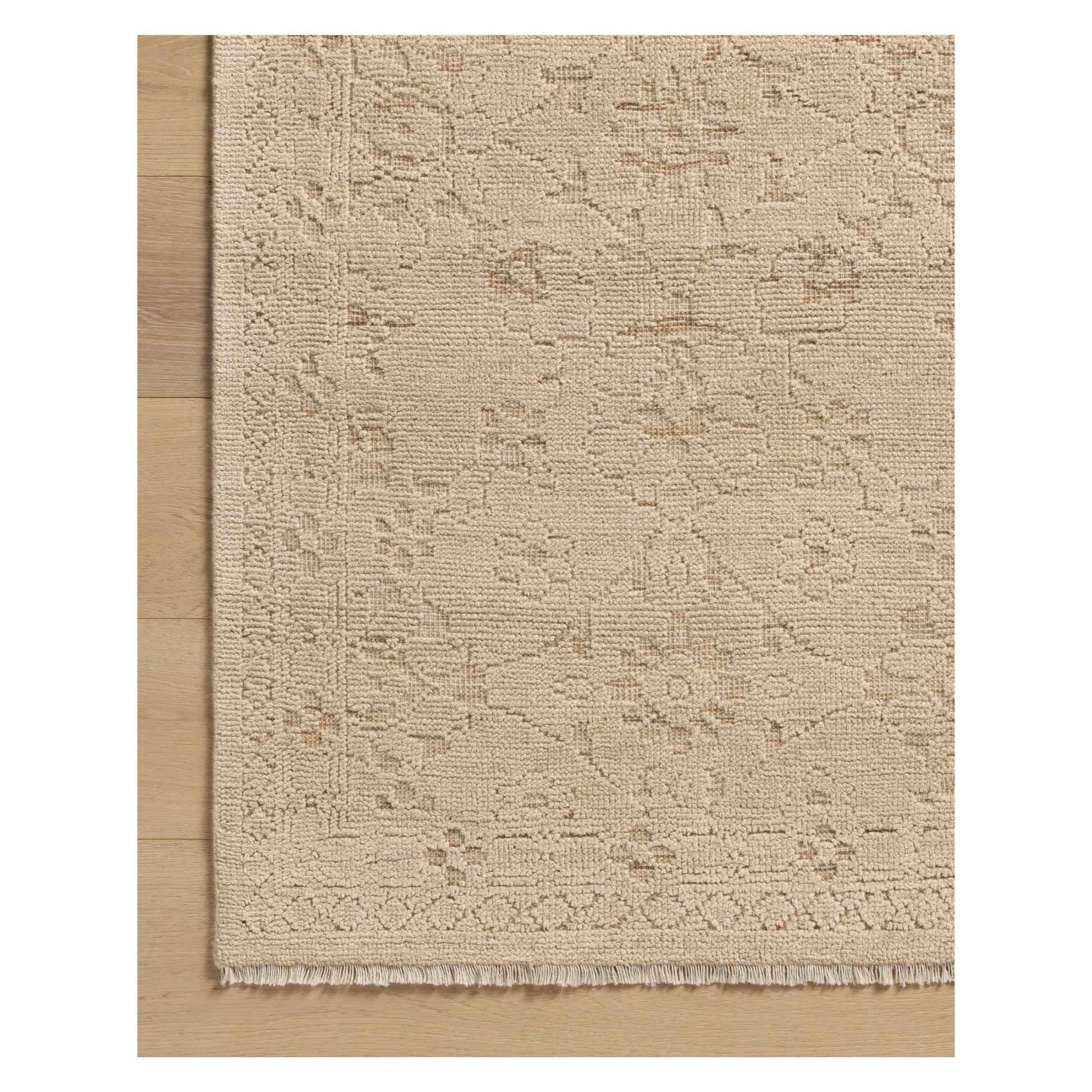 Ruth Natural Clay Rug corner