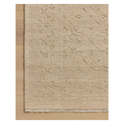 Ruth Sand Sage Rug corner