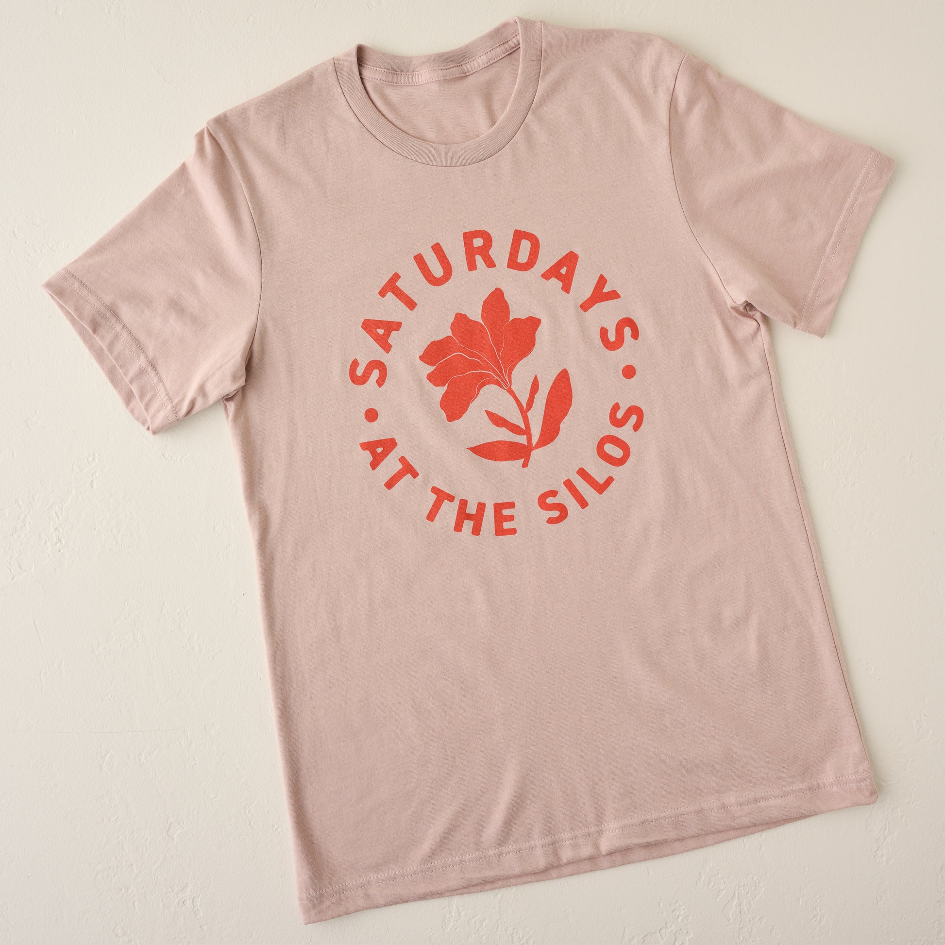 Saturdays at the Silos Pink Gravel Shirt